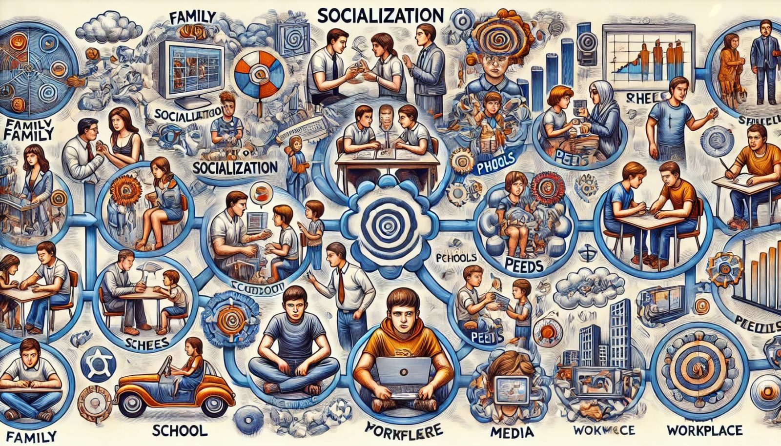 What is Socialisation? Characteristics, Types, Agencies, Process