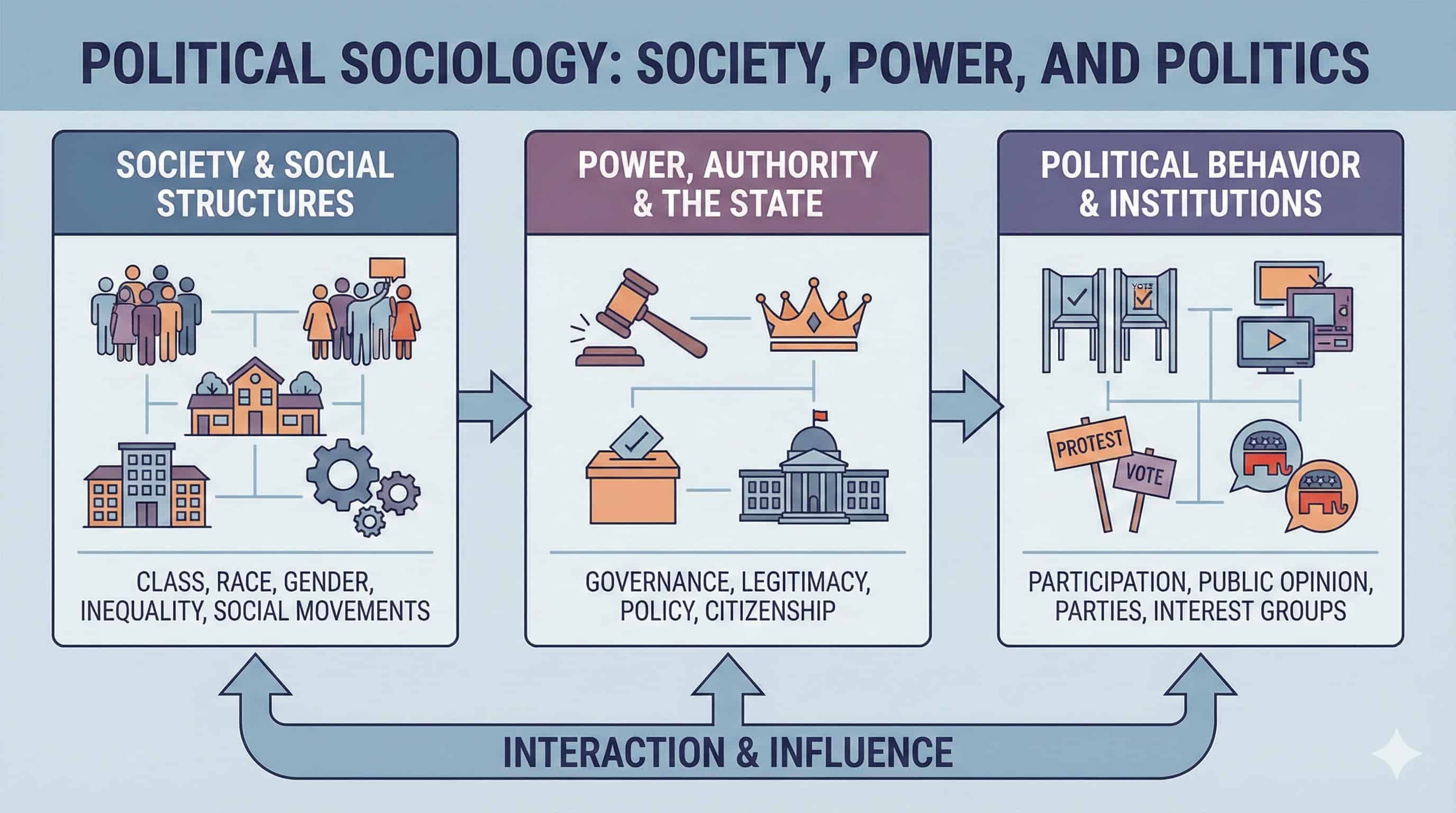 Poltitical Political Sociology | Origin, Nature, Scope, Characteristics
